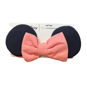 Little Sleepies Disney Minnie Mouse Luxe Bow Headband Size Newborn - 3T New - Picture 1 of 4