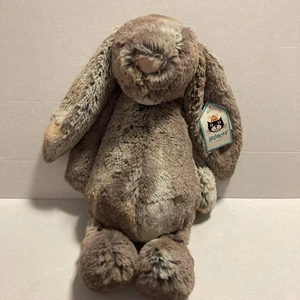 Jellycat WOODLAND BABE BUNNY - Retired - Authentic - New with Tags - 11” Tall - Picture 1 of 18