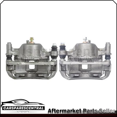 Juego de 2 pinzas de freno delanteras remanufacturadas para Hyundai Excel 1990-1994 Foto 1 de 4