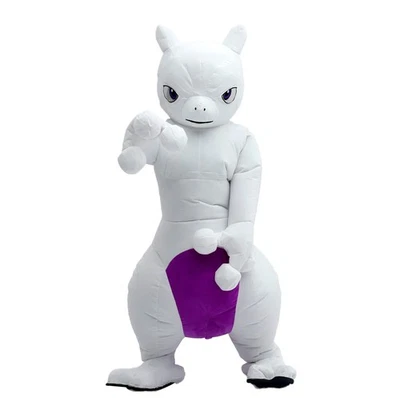 Disfraz Inflable Mewtwo Mascota Halloween Peluche Vestir Juegos con disfraces Fiesta Mono Foto 1 de 4