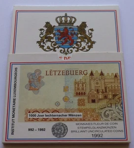 Luxembourg brilliant uncirculated coin set 1992, Groussherzogtum Lëtzebuerg - Picture 1 of 8