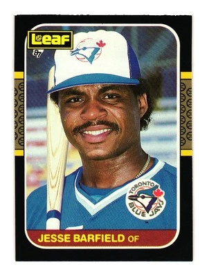 1987 Leaf #127 Jesse Barfield Toronto Blue Jays - Image 1 of 2