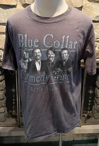 Blue Collar Comedy Tour Mens Large T Shirt Larry Cable Guy Jeff Foxworthy Gray F - Imagen 1 de 9