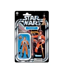Figurine Star Wars Luke Skywalker Pilote X-Wing Kenner La Collection Vintage - Foto 1 di 3