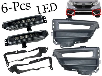 Fits 2020-2022 Honda CR-V CRV HYBRID Running Light W Cover Front Left Right Set Foto 1 de 4