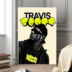 Travis Scott Graffiti Poster Rap Hip Hop Music Print for Wall Decor Music Poster - Picture 1 of 3