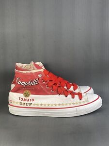 Size 12 - Converse Andy Warhol x Chuck Taylor All Star Hi Campbell's Soup