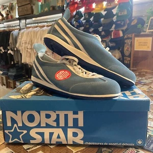 Rare 1970s Deadstock North Star Ball Sneakers Bata Shoes New Old Stock In Box - Picture 1 of 11