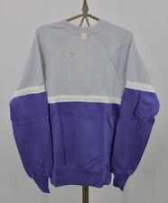 VTG Men's NOS Lot of 6 1980s Purple & Grey Color Block Sweatshirts Sz XS/S 80s