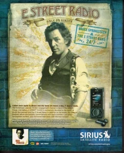Anuncio impreso Música Sirius Radio E Street Bruce Springsteen Band 2007 - Imagen 1 de 1