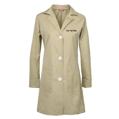 Custom Embroidered Women's Lab Coat - Image 1 of 3