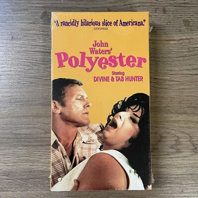 John Waters’ POLYESTER - 1981 (VHS, 1993 - New Line) SEALED WATERMARKED RARE OOP - Image 1 of 4