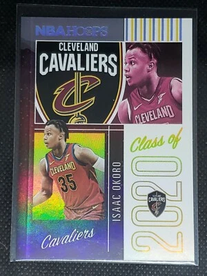2020-21 Panini NBA Hoops ISAAC OKORO RC #14 HOLO Cavaliers CLASS OF 2020 Rookie - Image 1 of 2