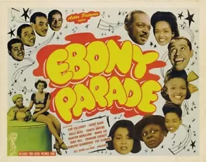 EBONY PARADE MOVIE POSTER Cab Calloway RARE HOT VINTAGE - Picture 1 of 1