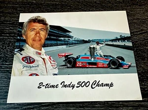 Postal de coche Indy Gordon Johncock 2 veces Indy 500 Champ STP #20 - Imagen 1 de 2