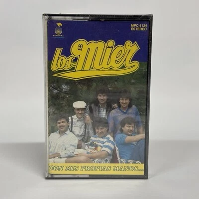 Los Mier Cassette Con Mis Propias Manos 1991 Fonovisa Grupero Cumbias New - Image 1 of 3