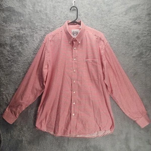 Cinch Hemd Herren Large rot weiß gestreift Rodeo Western Style Button Down Hemd - Bild 1 von 7