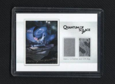 James Bond Archives 2017 Final Relic MR11 Opera Invitation & Gift Bag #049/155 - Image 1 of 4