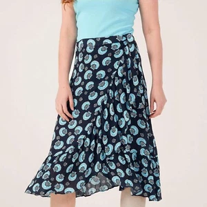Dannii Minogue Wrap Frill Printed Skirt Small Petite BNWT RRP £40 - Picture 1 of 6
