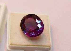 8-10CTs Natural Flawless Russian color changing Alexandrite ring Oval Gemstone - Picture 1 of 12