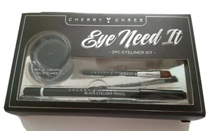 Cherry Chree I want it, Eye Need It 3 Piece Eyeliner Kit Black - Picture 1 of 3
