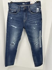 Old Navy Skinny Built In Flex Tough Denim Jeans Dark Wash Mens 32x32