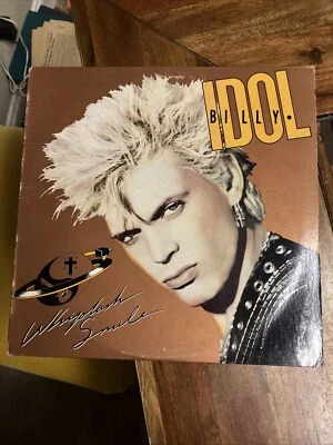 Billy Idol Whiplash Smile OV41514 Chrysalis LP 33 RPM Record 1986 VG+ - Image 1 of 4
