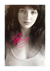 Kate Bush 5 A4 reproduction signed photograph picture poster choice of frame - Imagen 1 de 4