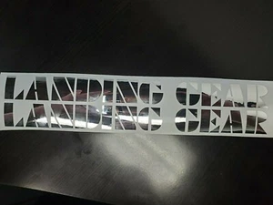 SE Racing Landing Gear Forks CHROME Decals PK Ripper Quadangle - Picture 1 of 1
