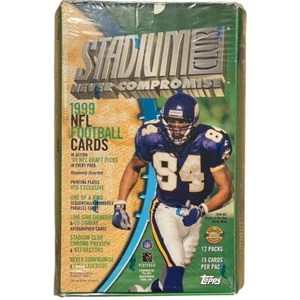 1999 TOPPS STADIUM CLUB NFL FOOTBALL JUMBO HTA BOX DONOVAN MCNABB RC NEW SEALED - Picture 1 of 2