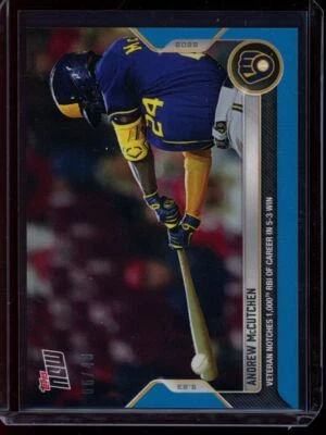 2022 Topps Now #946 Andrew McCutchen Blue Parallel Card #d 6/49 - Image 1 of 2
