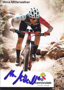 Mona Mitterwallner - Austria, Gold World Cup 2021 Cycling, Original Autograph! - Picture 1 of 1