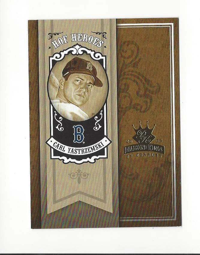 2005 Diamond Kings HOF Heroes #34 Carl Yastrzemski Red Sox - Image 1 of 1