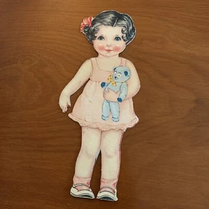 Polly PAPER Puppe Papppuppe 30er Jahre 10" Vintage mit 6 Outfits "Baby Peggy" - Bild 1 von 17