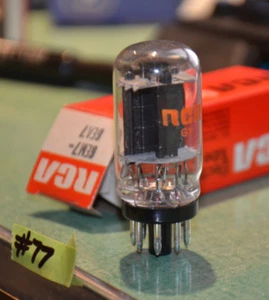 NEW TESTED 6EM7 6EA7 RCA NOS NIB Audio Receiver Guitar Vacuum Tube #77 - Picture 1 of 3