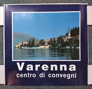 VARENNA centro di convegni - Poster da viaggio vintage ITALIA, 17x17 - Foto 1 di 6
