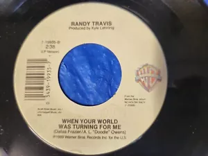RANDY TRAVIS - ICH HABE ES DIR GESAGT / GUTE ABSICHTEN - 7" VINYL 45 U/min SINGLE - Bild 1 von 3