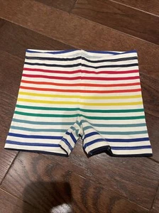 NEW Kids PRIMARY Under Short In Rainbow Stripe, Size 6-7 - Picture 1 of 5