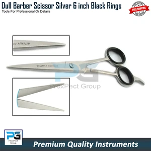 6" Professional HAIRDRESSING Scissors BARBER Hair Cutting Dull Silver Shears - Picture 1 of 5