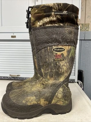 LaCrosse Hunting Boots EUC Alpha Scent SST 18in Real tree AP 1200G Mens US 10 - Image 1 of 4