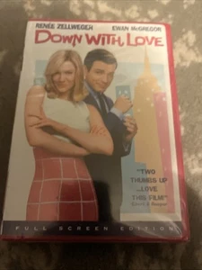 Down with Love (DVD, 2003) New Sealed Full Screen Ewan McGregor Period Romance - Picture 1 of 2