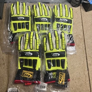 Lote de 5 Guantes Ringers R260 Algodón Palma XL A2 Corte Clasificado - Imagen 1 de 5
