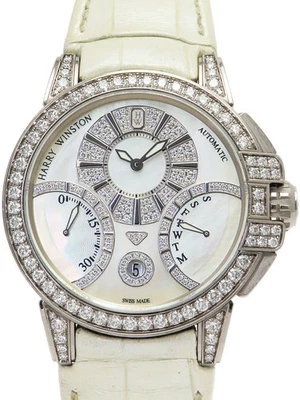 Harry Winston Ocean Bi-Retro Bullard Automático Diamante OCEAB142WW0O2 SW08281 Foto 1 de 4