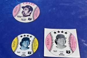 1981 MSA TEST JUMBO 3 color error BLANK BACK square proof RICH GOSSAGE GOOSE - Picture 1 of 3