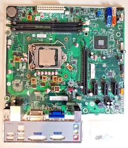 HP PRO 3300 LGA 1155 Motherboard + i3-2120 3.3GHz CPU & B/Plate 642201-001 - Picture 1 of 4