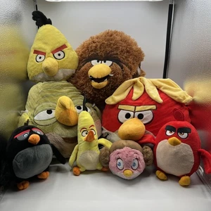 Angry Birds Star Wars Lot of 10 Plush No Sound Commonwealth 2010 Plush Free Ship - Picture 1 of 8