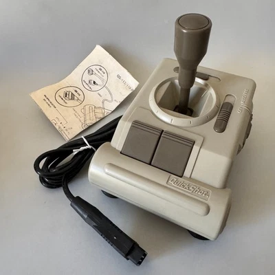 Vintage QuickShot QS-113P Analog Joystick Retro Computer Gaming 15 Pin IBM PC/XT - Bild 1 von 4