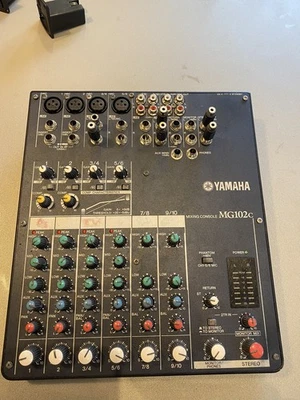 Yamaha MG102a music mixer / mixing No power adaptor Untested - Image 1 of 4