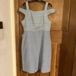 Real Form London Womens Blue Polyester Blend A-Line Size 14 - Picture 1 of 9