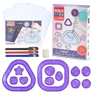 Spiral Gear Deluxe Tin Set Draw Spiral Designs Interlocking Toys Gears Wheels - Picture 1 of 12
